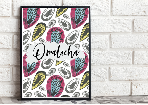 Omalicha (“Beautiful”) | African Decor Print - Auxano Life