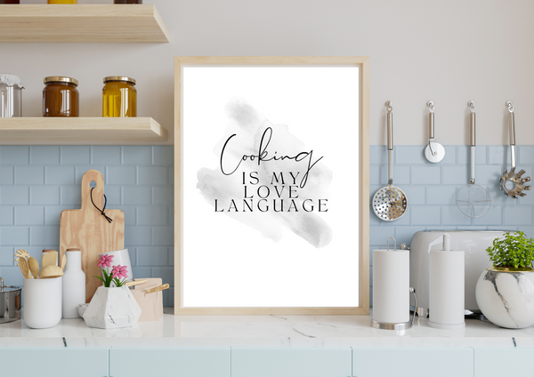 Cooking is My Love Language | Print Only - Auxano Life