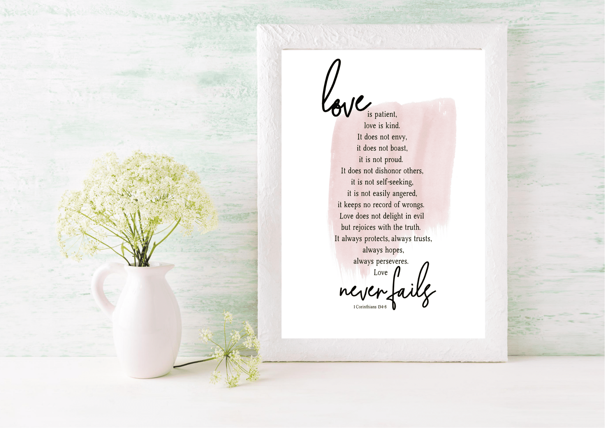 Love Is.. Scripture | Decor Print - Auxano Life