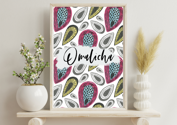 Omalicha (“Beautiful”) | African Decor Print - Auxano Life
