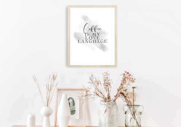 Coffee is My Love Language | Print Only - Auxano Life