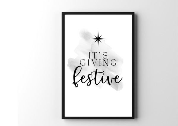 It’s Giving Festive | Print Only - Auxano Life