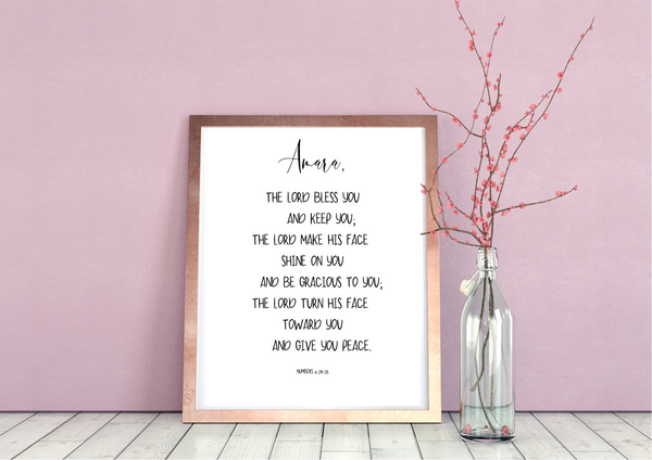 The Personal Blessing | Decor Print - Auxano Life