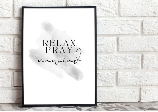 Relax, Pray, Unwind | Print Only - Auxano Life