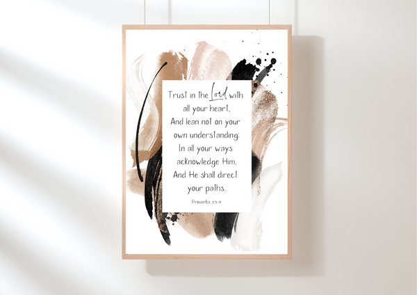 Trust in the Lord  | Decor Print - Auxano Life