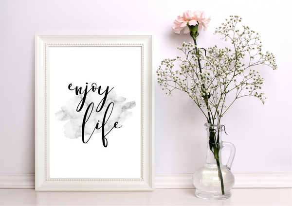 Enjoy Life | Decor Print - Auxano Life