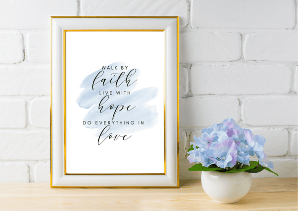 Faith, Hope, Love | Decor Print - Auxano Life