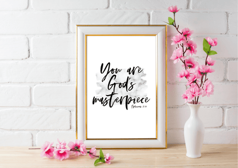 You are God’s Masterpiece | Decor Print - Auxano Life