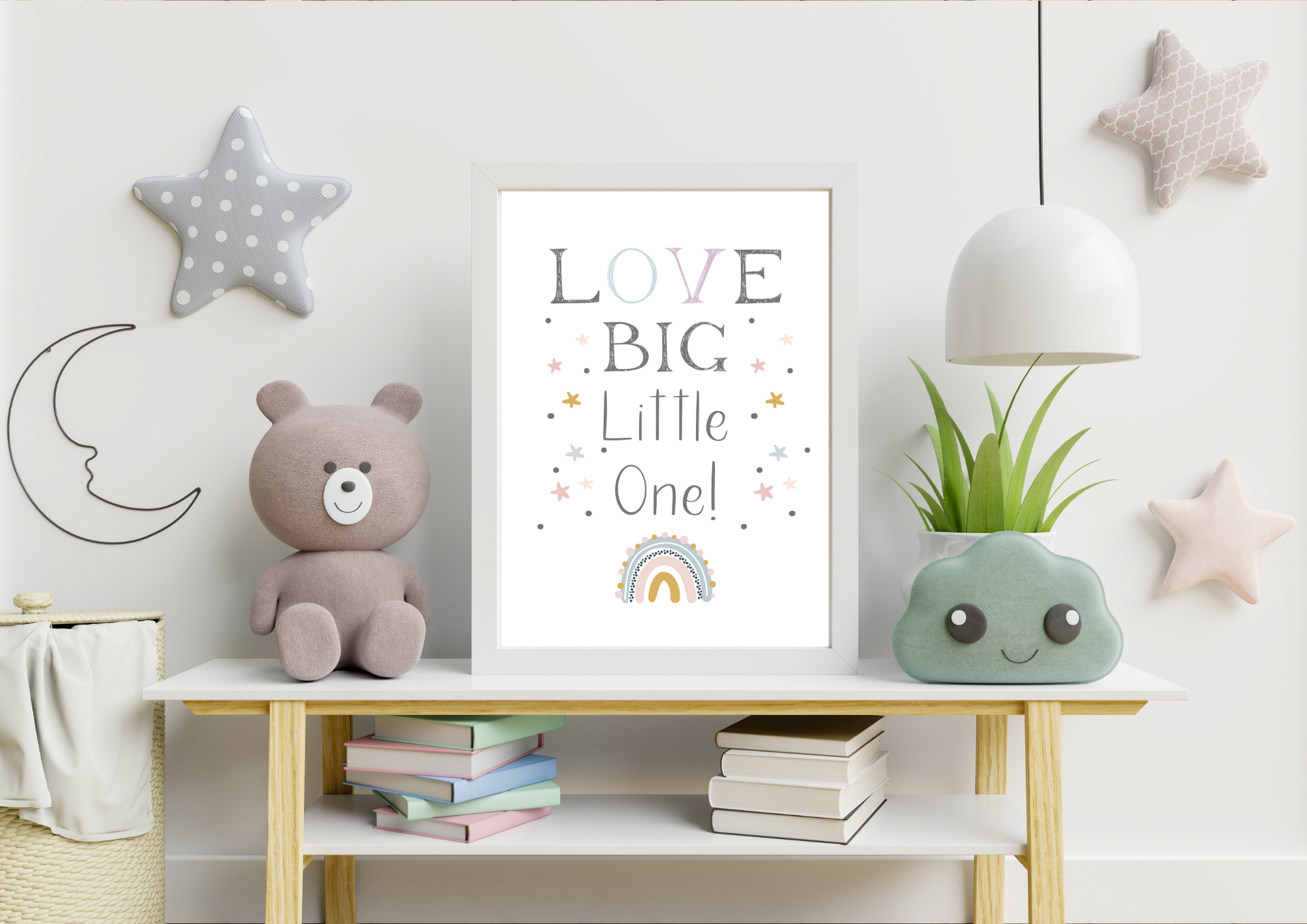 Love Big Little One - Kids Decor Print - Auxano Life
