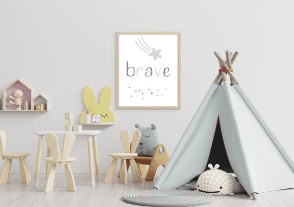 Brave | Kids Decor Print - Auxano Life