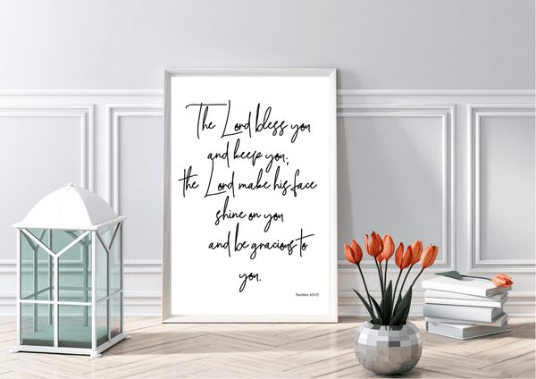 The Blessing | Decor Print, Wall Art - Auxano Life