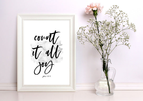 Count it All Joy | Decor Print - Auxano Life