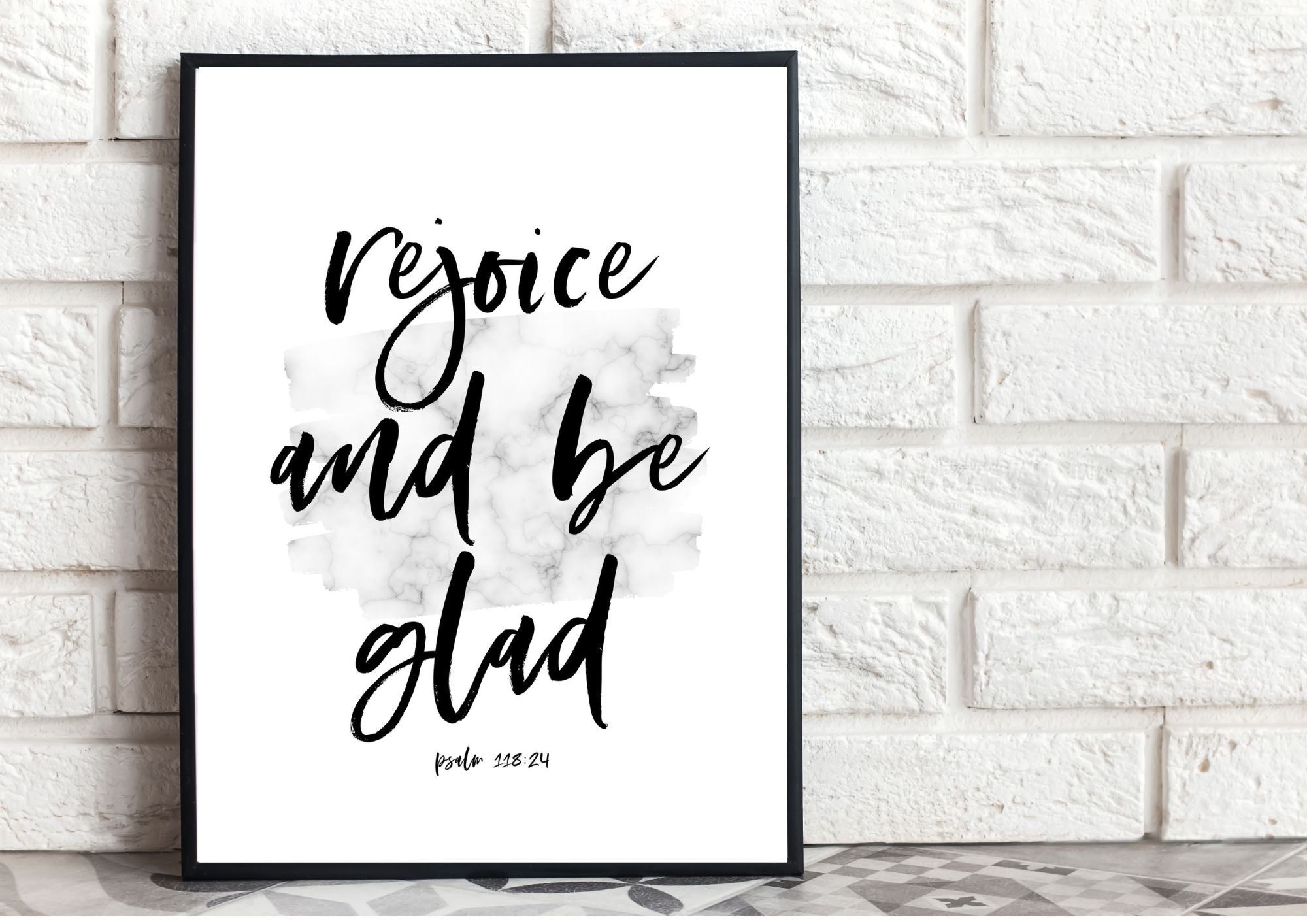 Rejoice and Be Glad | Decor Print - Auxano Life