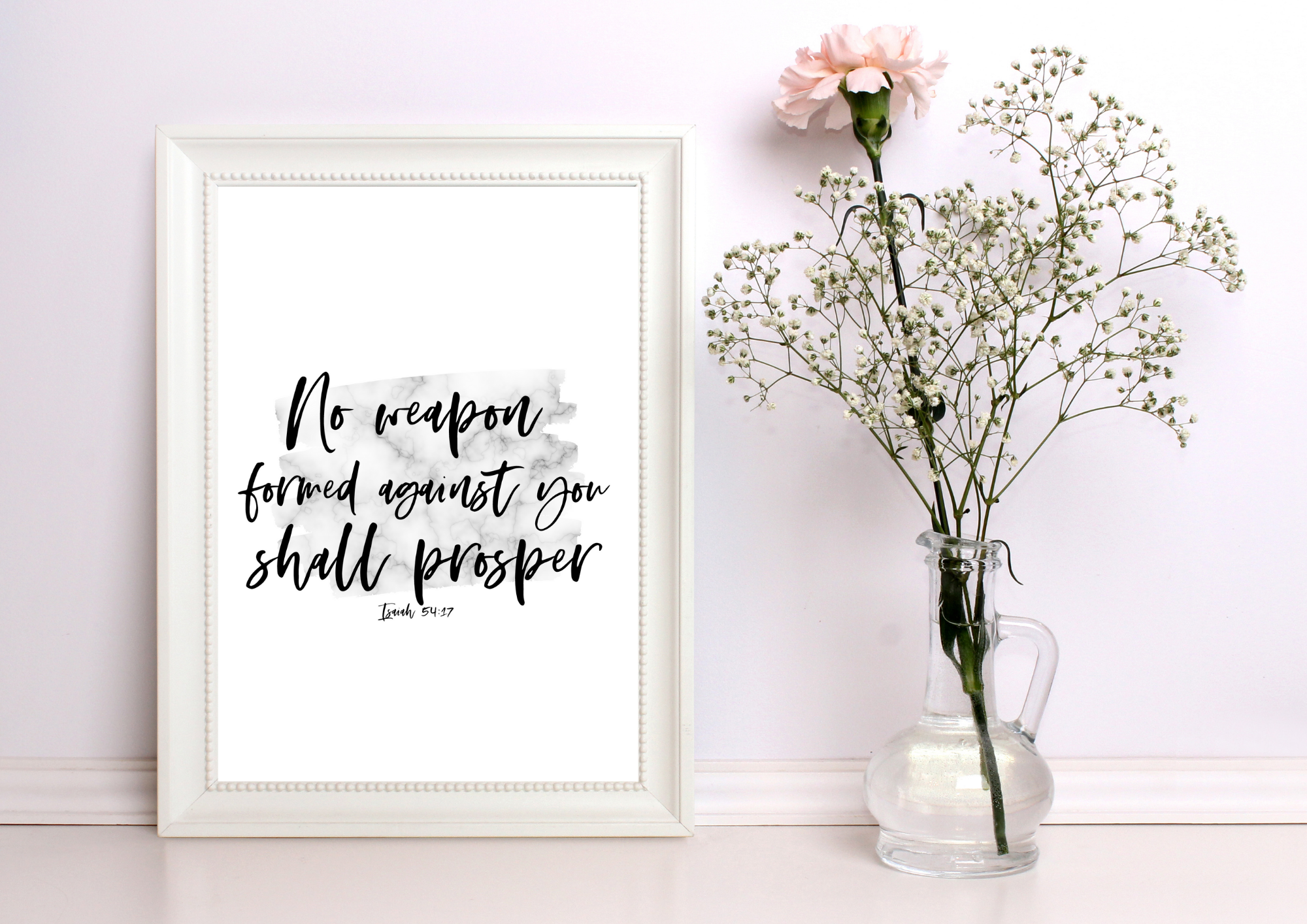 No Weapon Formed Against You Shall Prosper | Decor Print or Canvas - Auxano Life