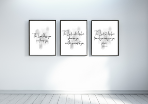 The Blessing - Trio Set | Decor Print , Gallery Wall Art - Auxano Life