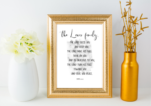 The Personal Blessing | Decor Print - Auxano Life