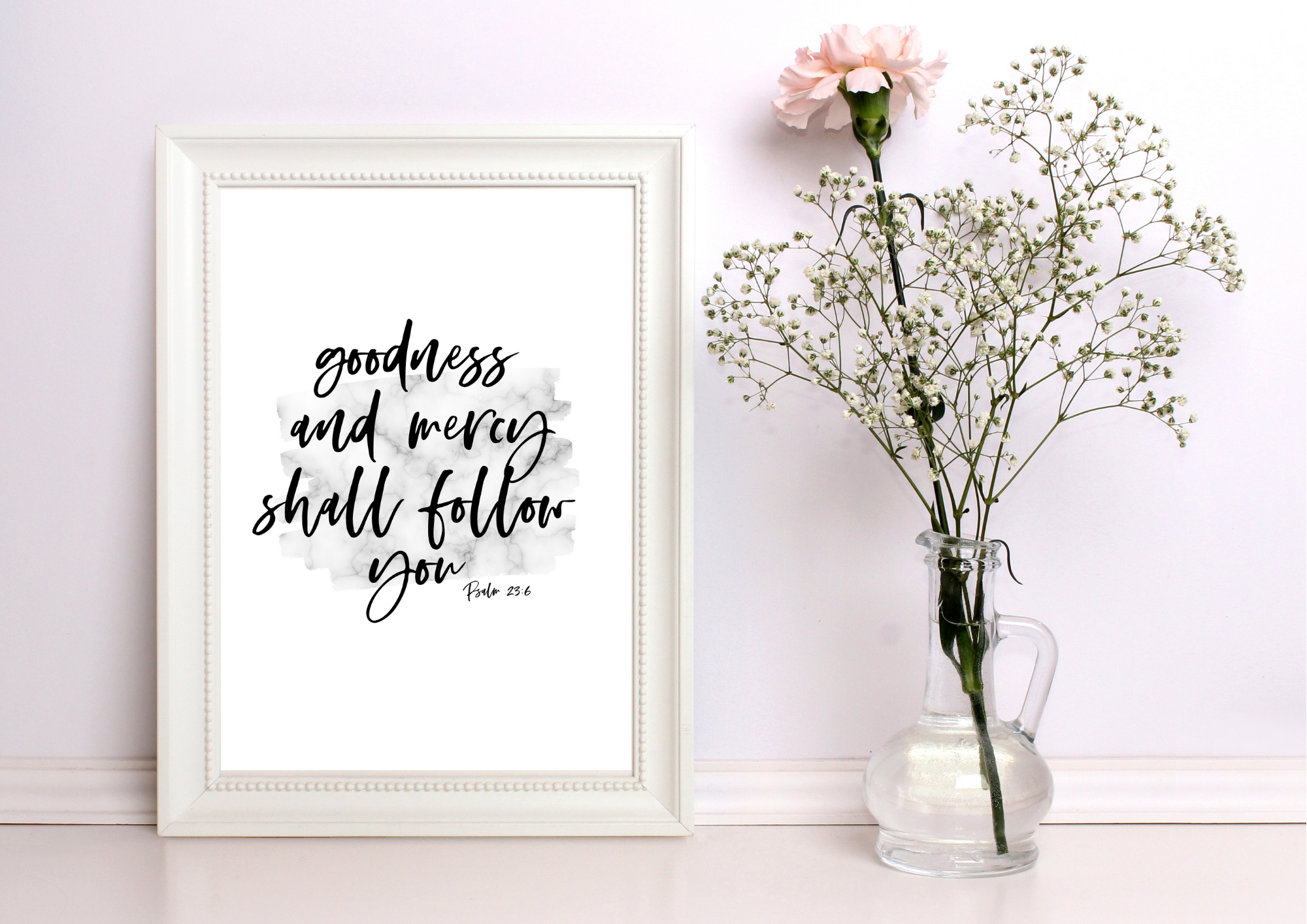 Goodness and Mercy Shall Follow You | Decor Print - Auxano Life